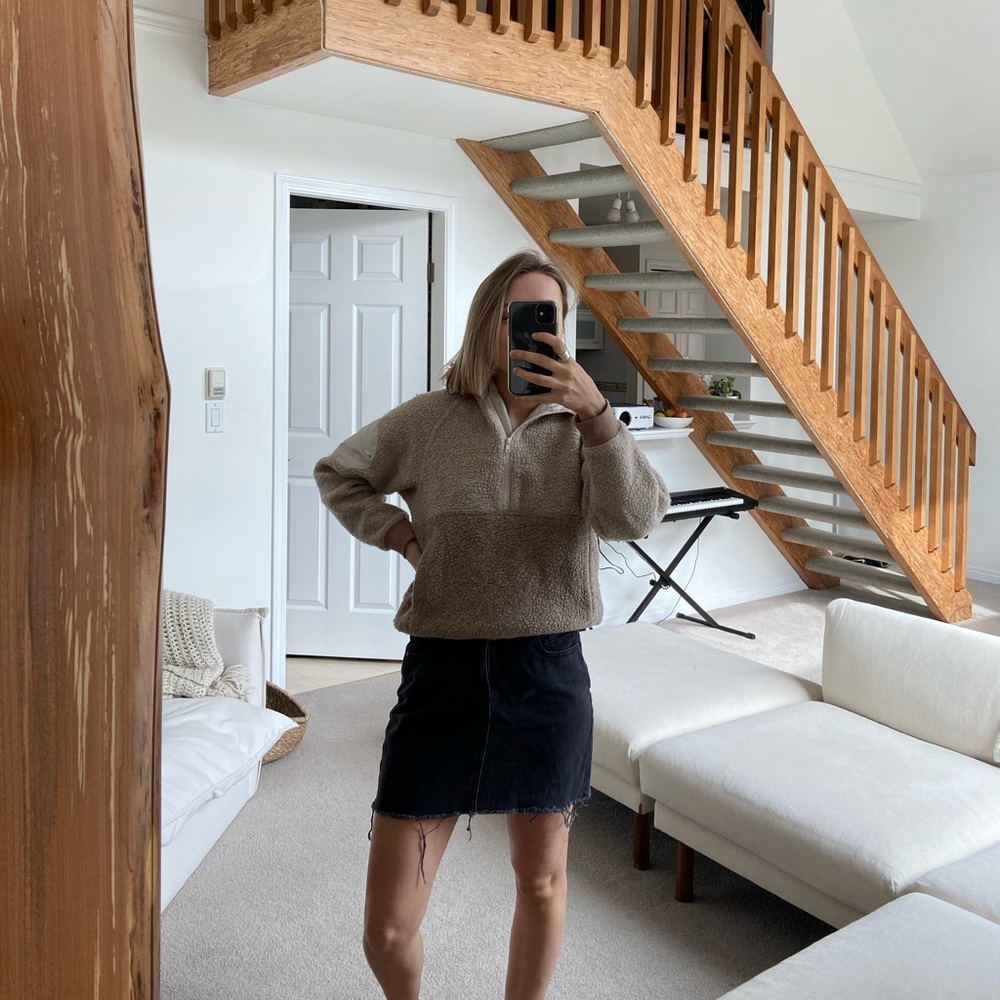 Pacsun Black Denim Skirt